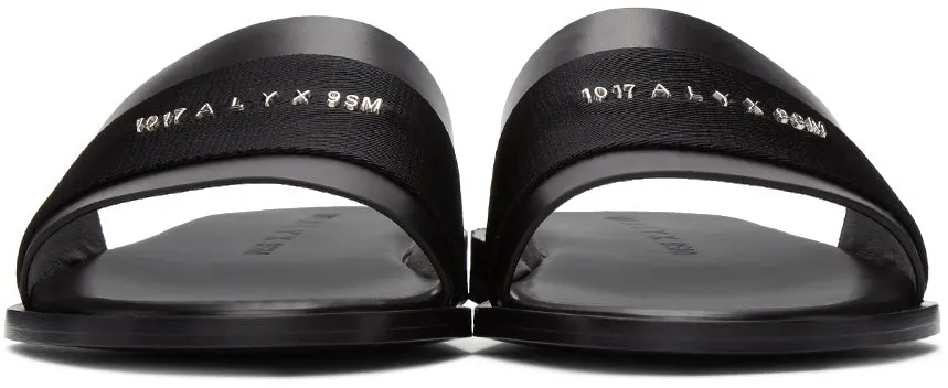 1017 ALYX 9SM Black Logo Sandals