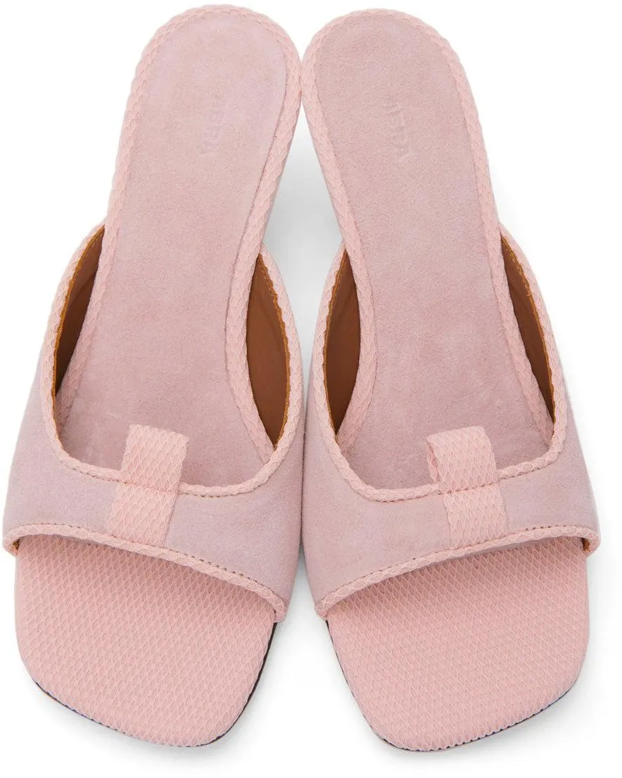 Abra Pink Sport Heeled Sandals