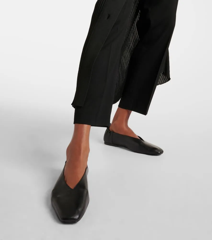 A.Emery Briot leather ballet flats
