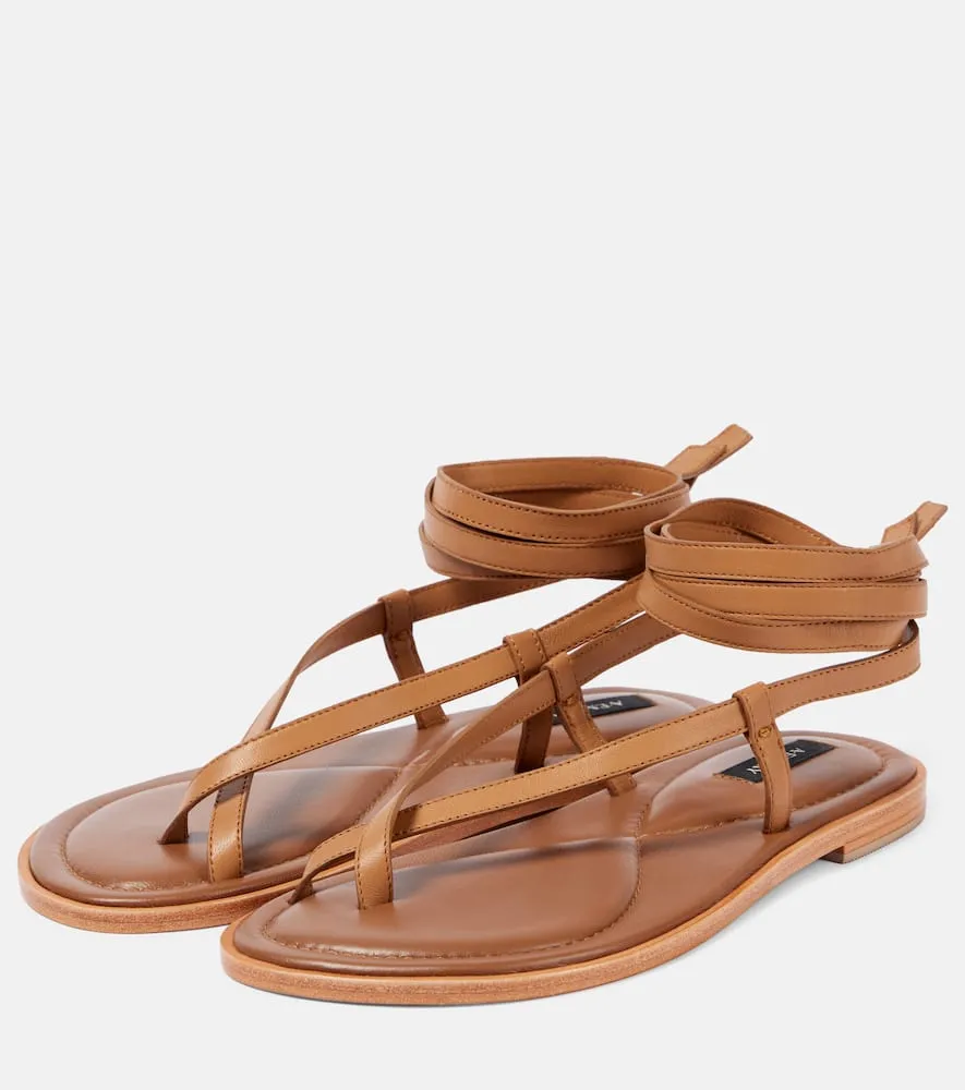 A.Emery Elliot leather thong sandals