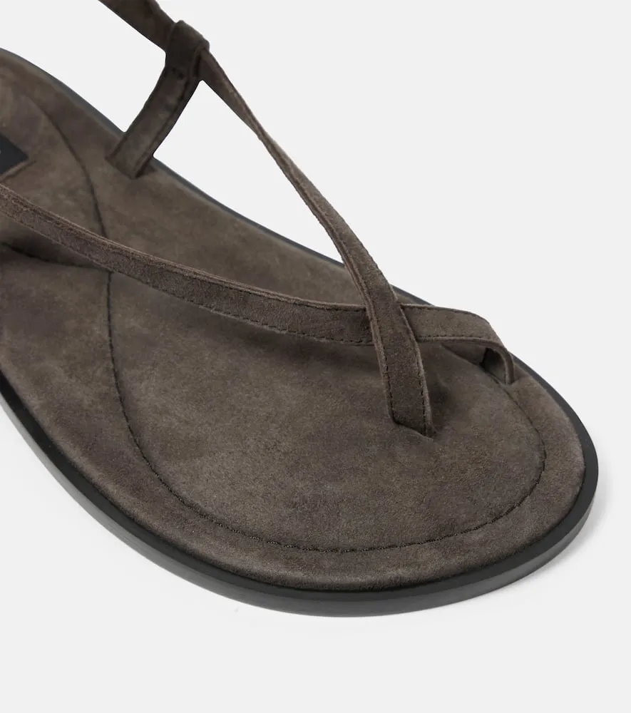 A.Emery Elliot suede thong sandals