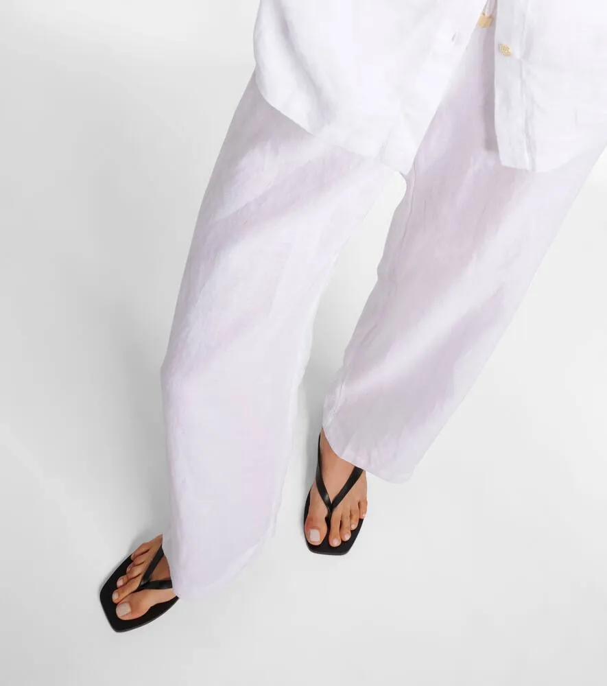 A.Emery Kinto leather thong sandals
