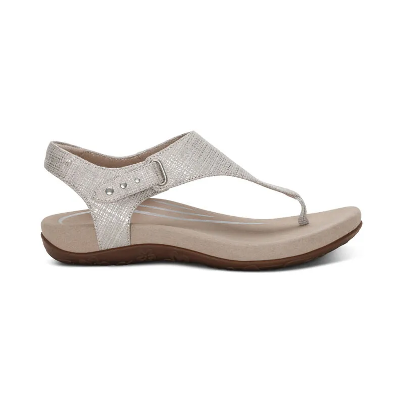 Aetrex Ellie Adjustable Quarter Strap Thong