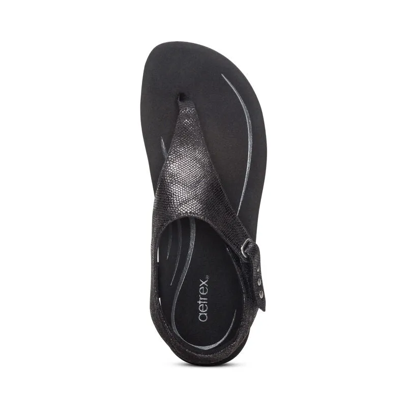 Aetrex Ellie Adjustable Quarter Strap Thong