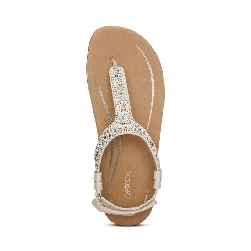 Aetrex Marni Slingback Thong Sandal