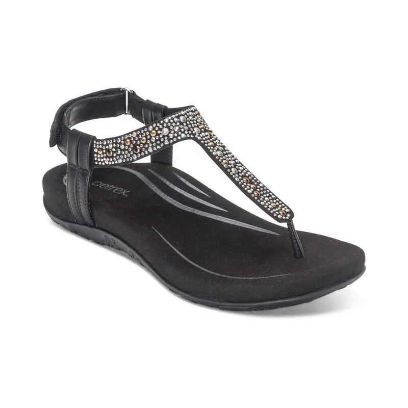Aetrex Marni Slingback Thong Sandal