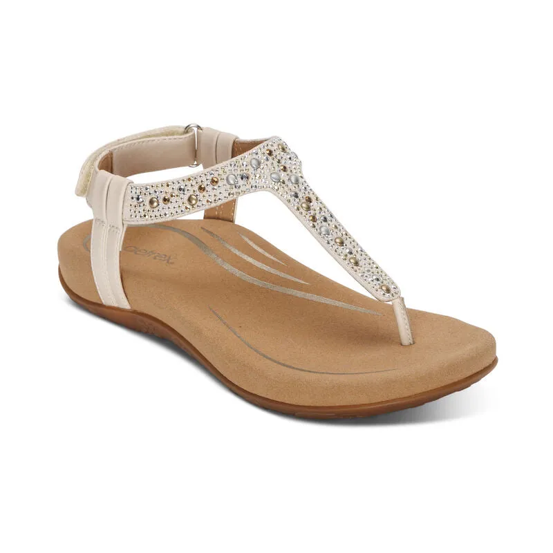 Aetrex Marni Slingback Thong Sandal