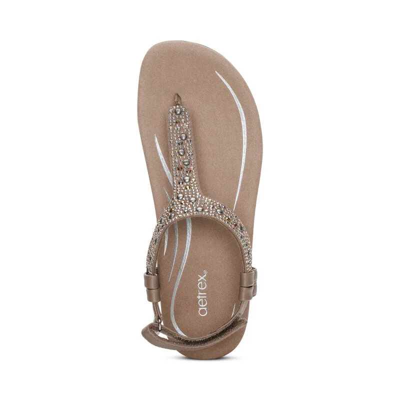 Aetrex Marni Slingback Thong Sandal