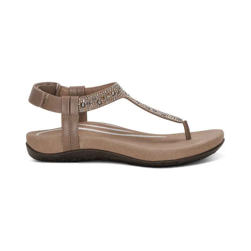 Aetrex Marni Slingback Thong Sandal