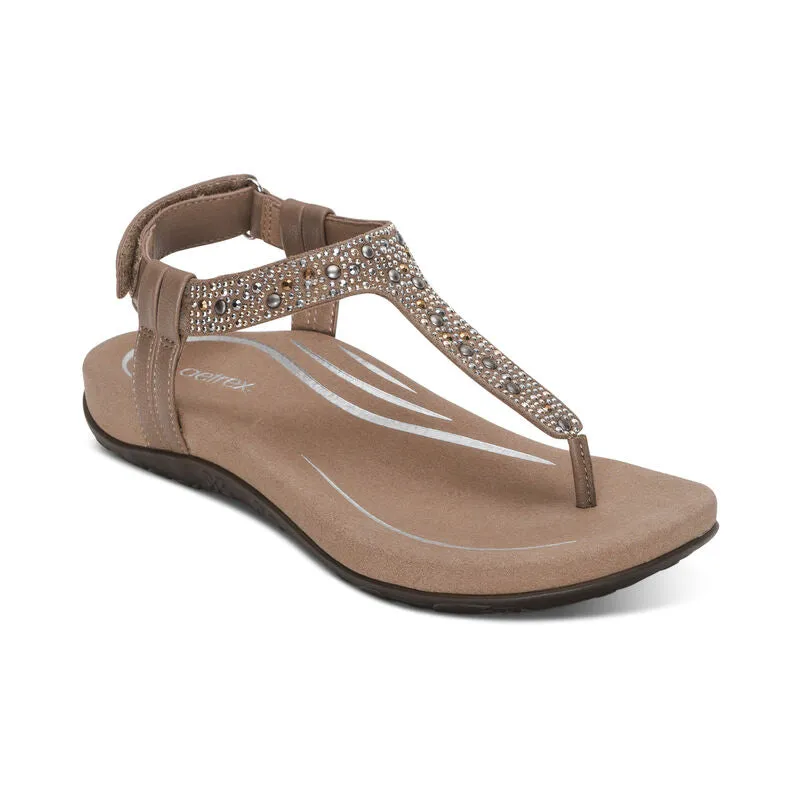 Aetrex Marni Slingback Thong Sandal