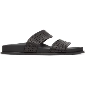 ALAÃA Black Vienne Vague Flat Mules