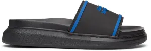 Alexander McQueen Black Oversized Signature Hybrid Slides