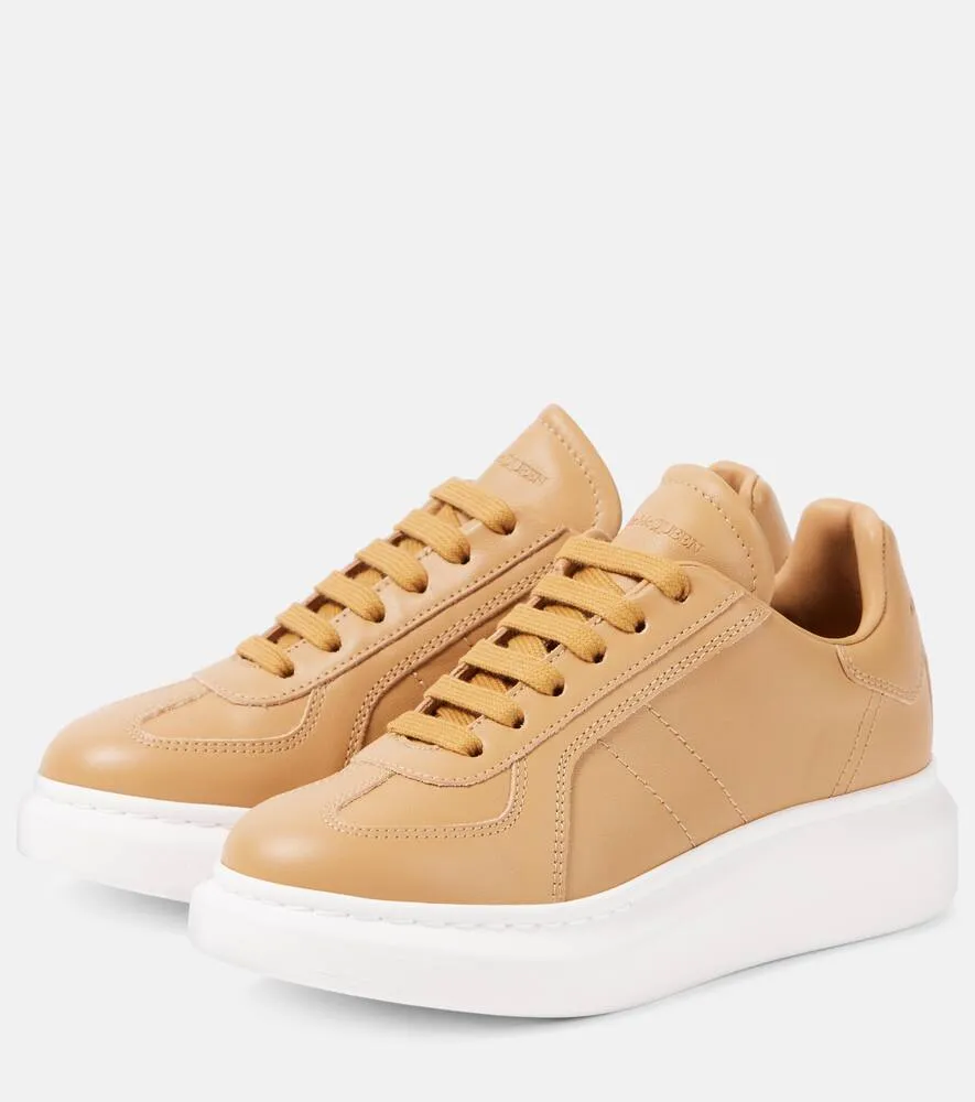 Alexander McQueen Oversized suede sneakers