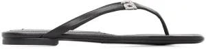 Alexander Wang Black Ivy Thong Sandals