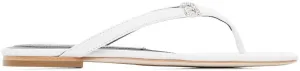 Alexander Wang White Ivy Thong Sandals