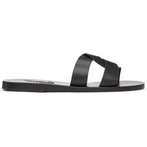 Ancient Greek Sandals Black Desmos Sandals