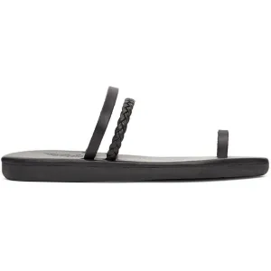 Ancient Greek Sandals Black Gyalos Sandals