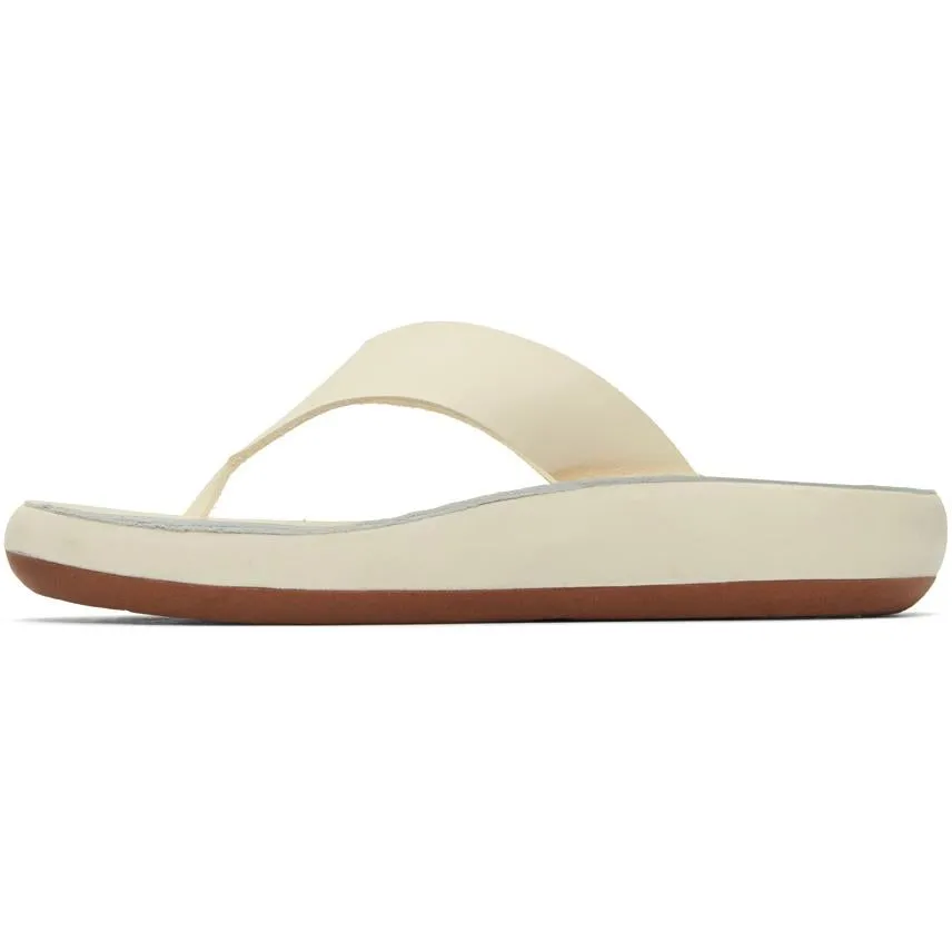 Ancient Greek Sandals Off-White Comfort Sole Charys Sandals