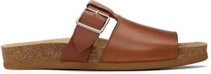 A.P.C. Brown Gabriel Sandals