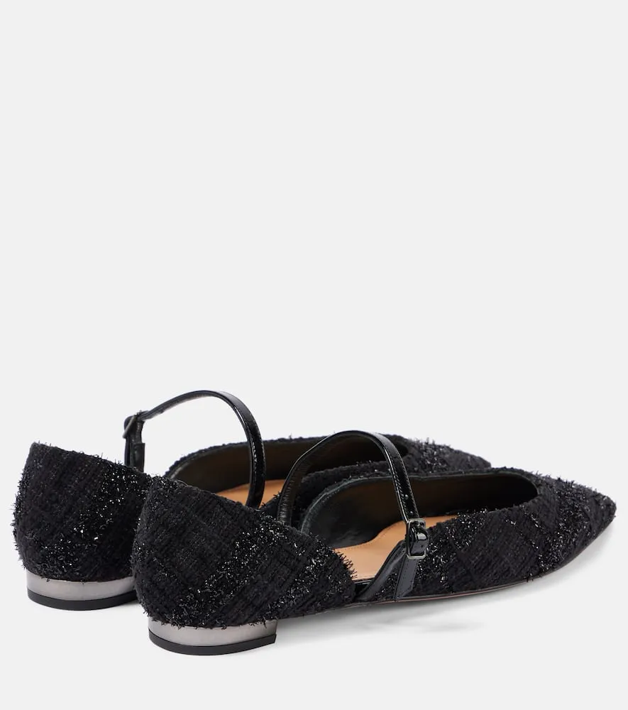 Aquazzura Bellezza boucl√É¬© Mary Jane flats