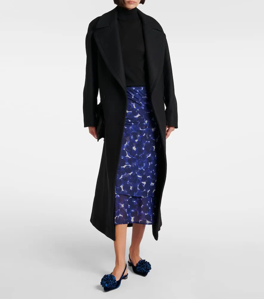 Aquazzura Couturier velvet slingback flats