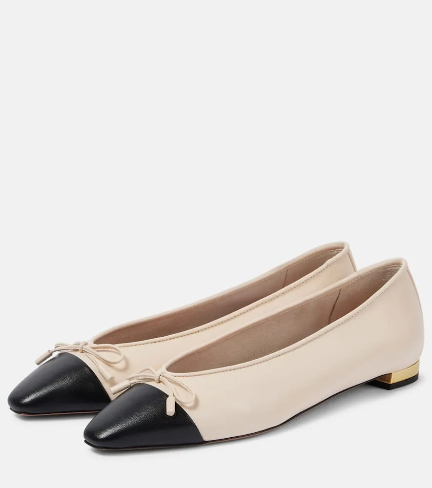 Aquazzura Gioia leather ballet flats