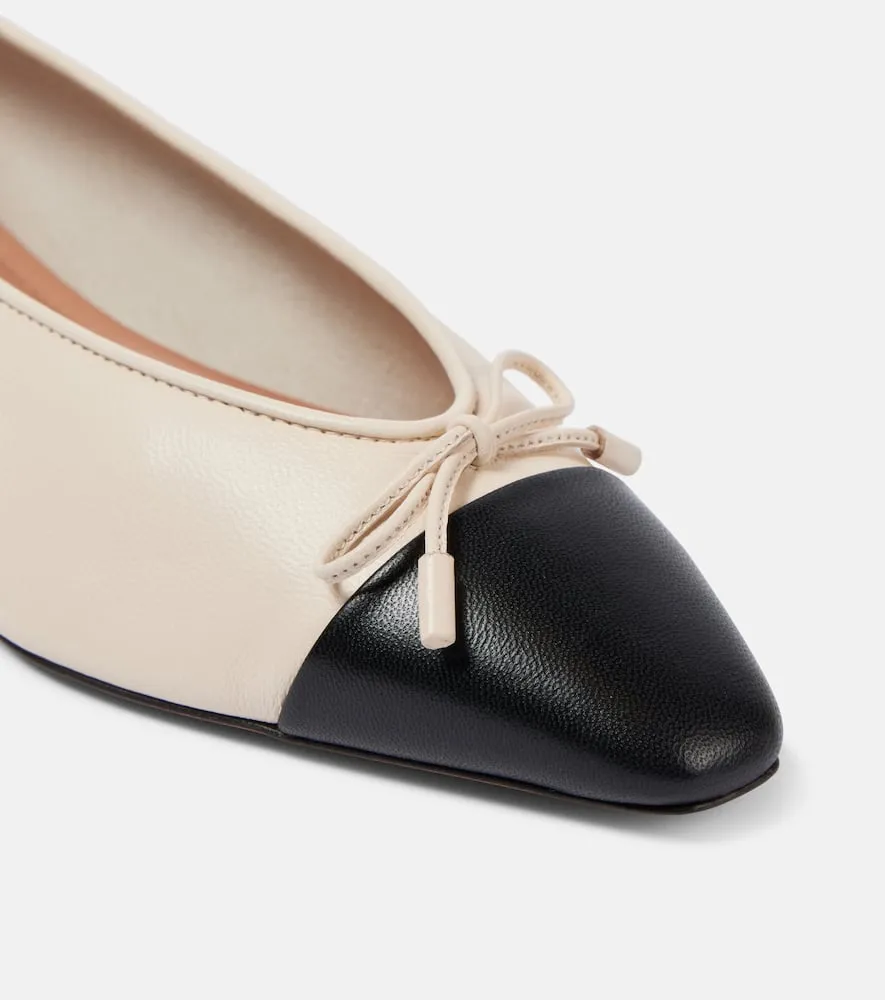 Aquazzura Gioia leather ballet flats
