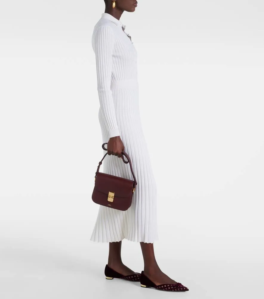 Aquazzura Romance D'Orsay velvet and mesh flats