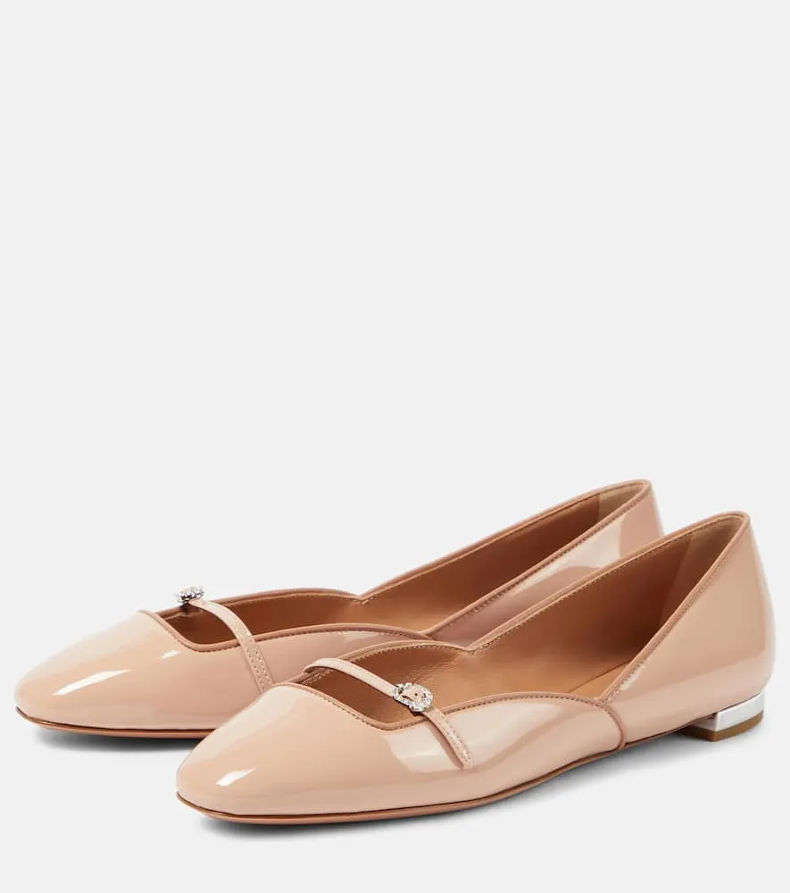 Aquazzura Soul Sister patent leather ballet flats