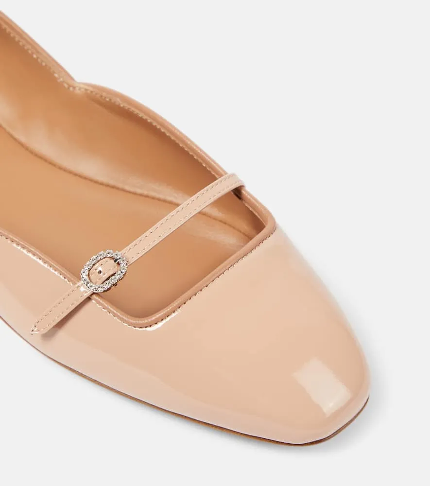 Aquazzura Soul Sister patent leather ballet flats