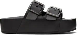 Balenciaga Black Mallorca Platform Sandals