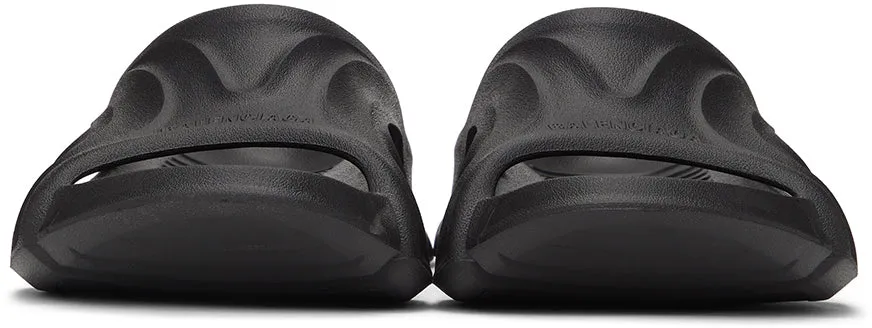 Balenciaga Black Mold Slide Sandals