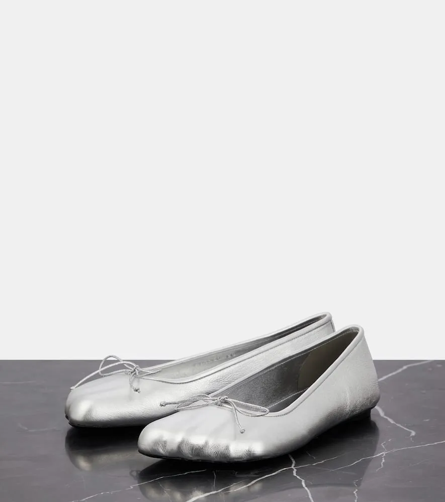 Balenciaga Fetish leather ballet flats