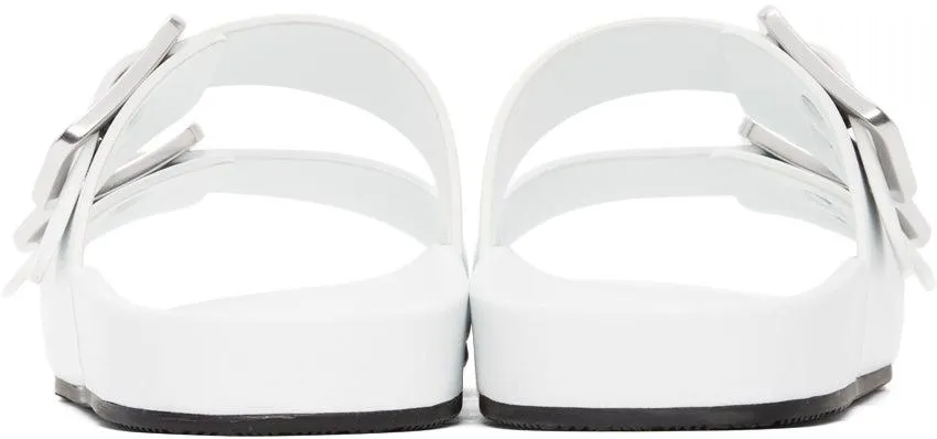 Balenciaga White Mallorca Sandals