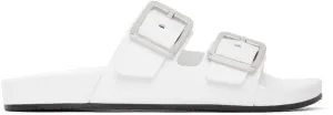 Balenciaga White Mallorca Sandals