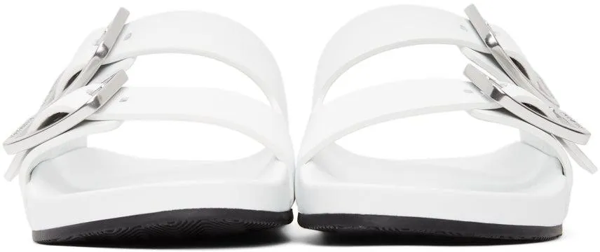 Balenciaga White Mallorca Sandals