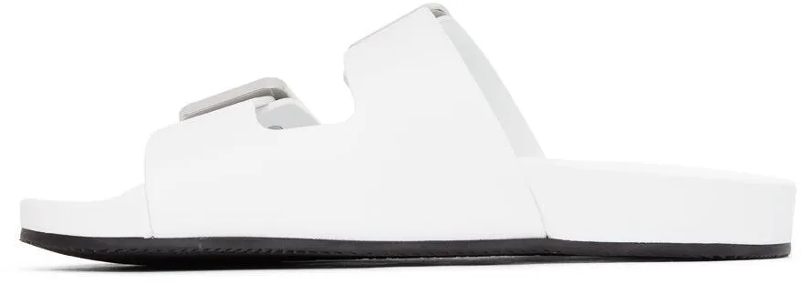 Balenciaga White Mallorca Sandals