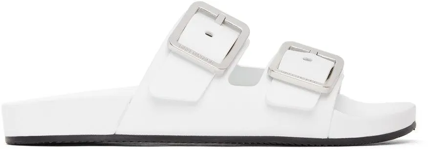 Balenciaga White Mallorca Sandals