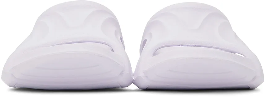 Balenciaga White Mold Slide Sandals