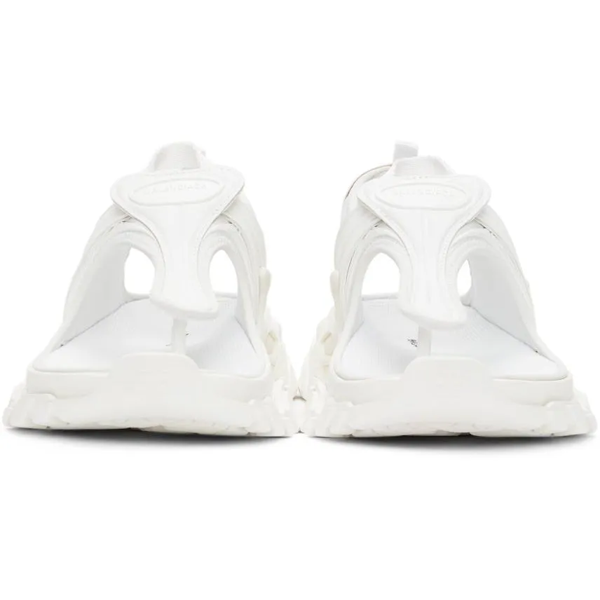 Balenciaga White Slingback Thong Sandals