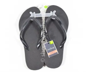 Black Thong Sandals