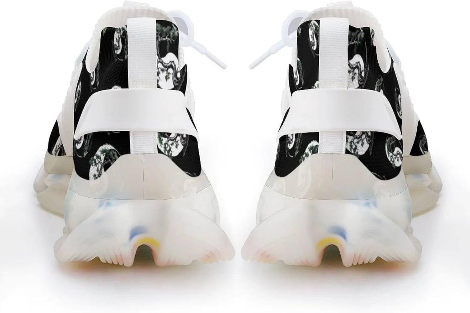 Bonsai Yin and Yang Tree Men's Running Shoes Lightweight Walking Shoe Breathable Sneaker