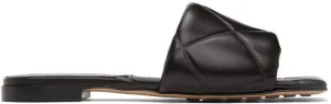 Bottega Veneta Black Padded Lido Sandals