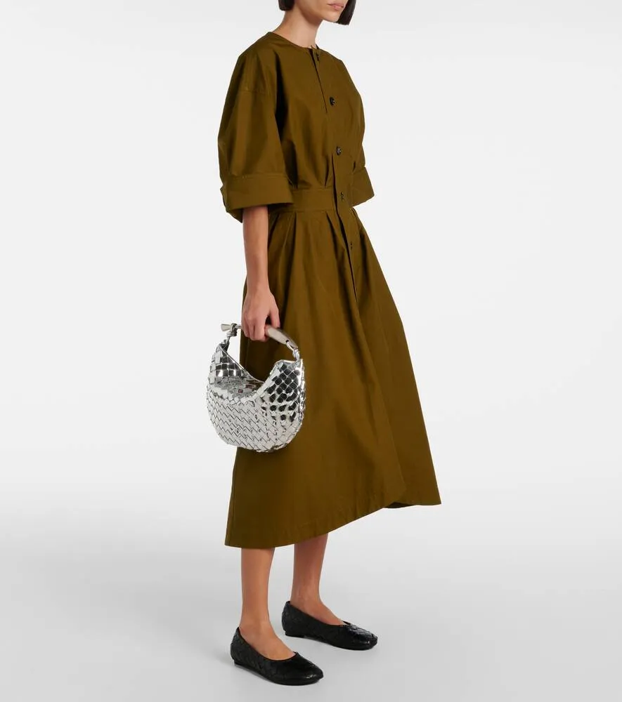 Bottega Veneta Intrecciato leather ballet flats