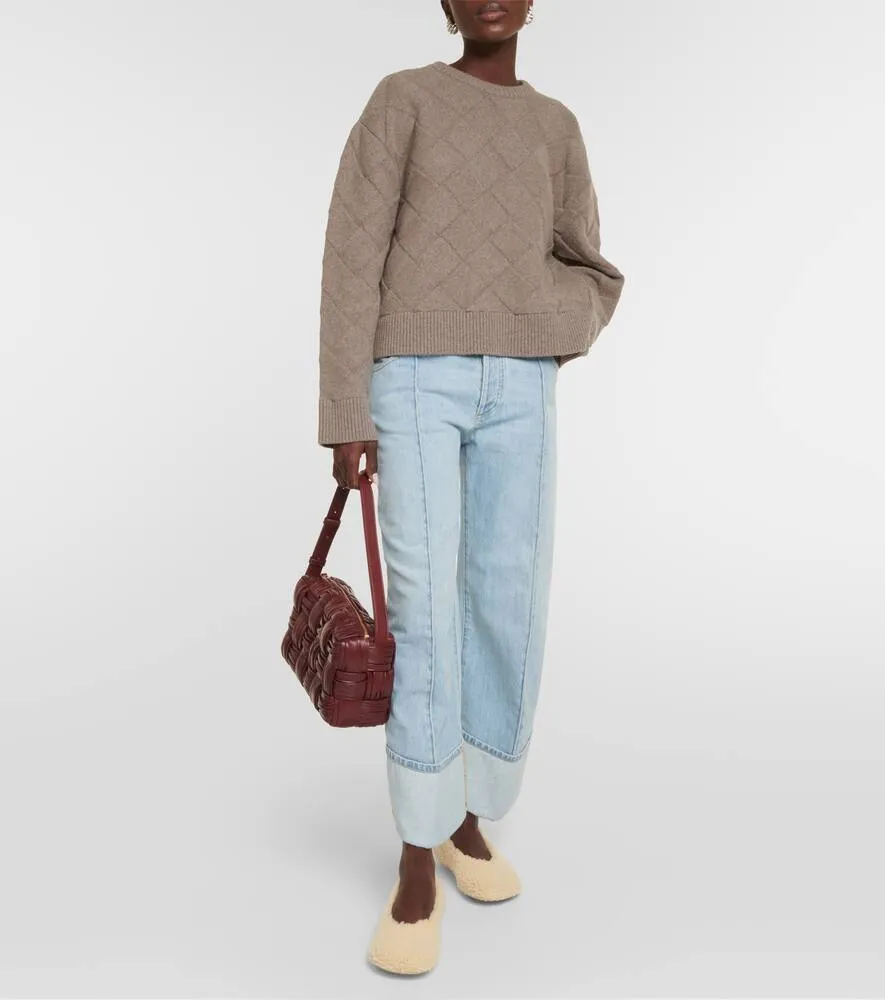 Bottega Veneta Shearling ballet flats