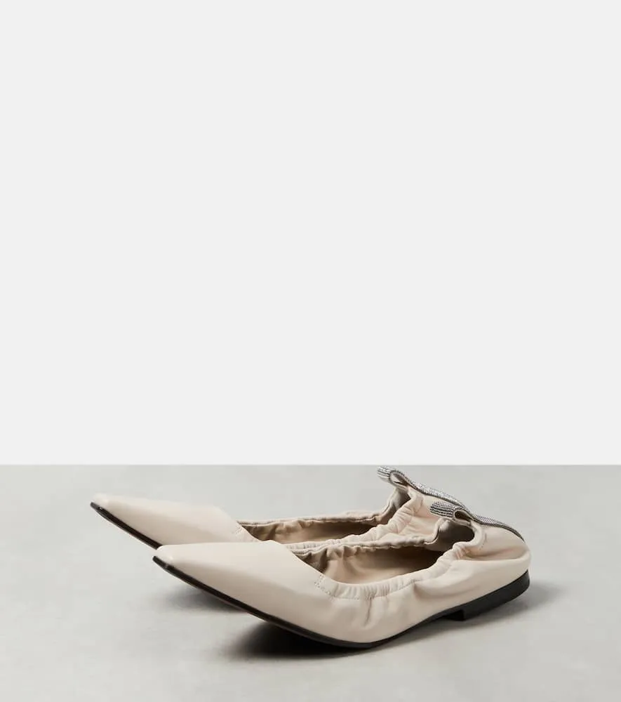 Brunello Cucinelli Leather ballet flats