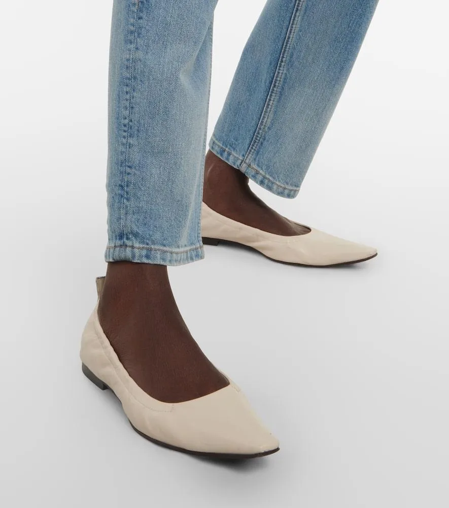 Brunello Cucinelli Leather ballet flats