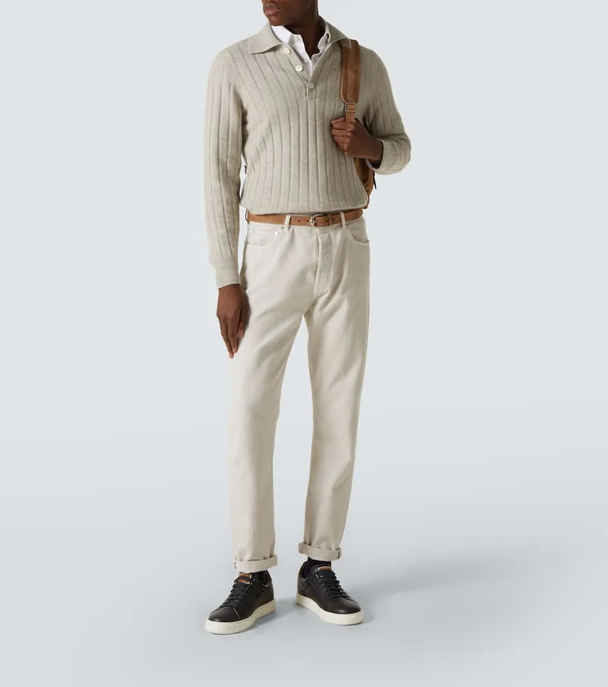 Brunello Cucinelli Leather low-top sneakers