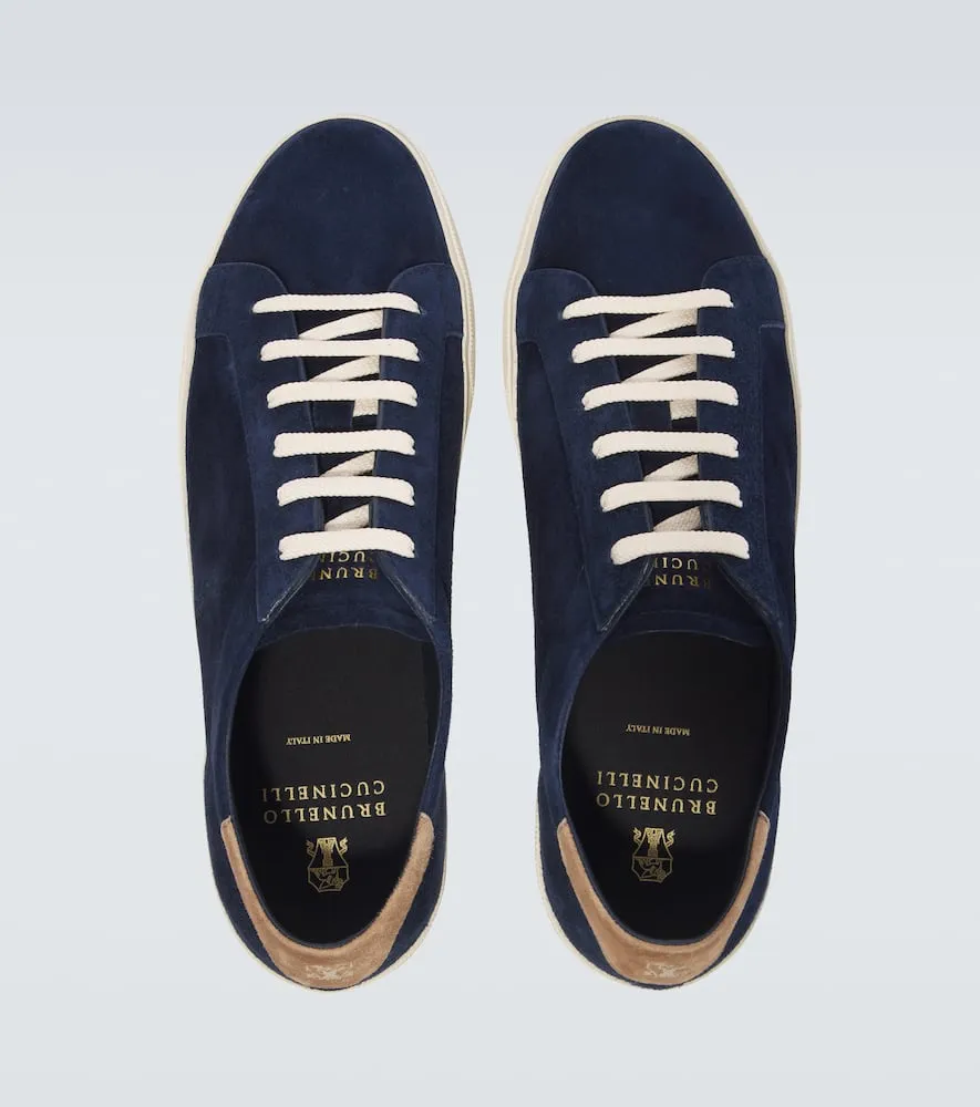Brunello Cucinelli Suede low-top sneakers