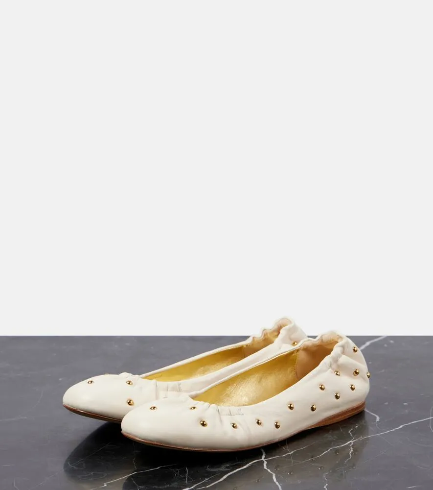 Chloe Eia studded leather ballet flats